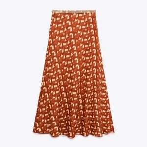 COPY - Zara Long skirt printed